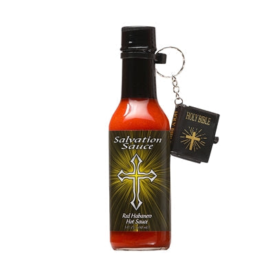 Salvation Sauce Red Habanero with Mini Bible