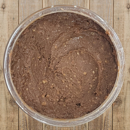 Chocolate Peanut Butter top view of open container