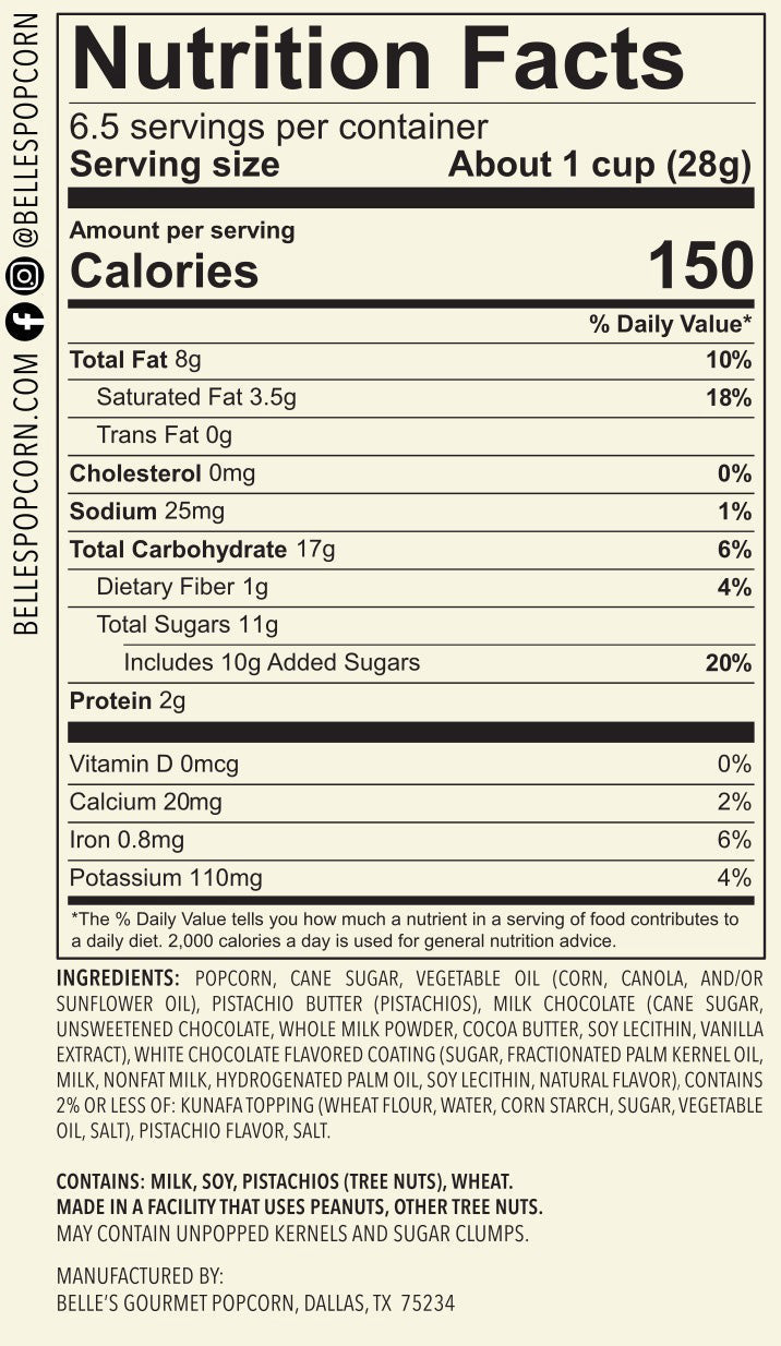 Nutritional Facts