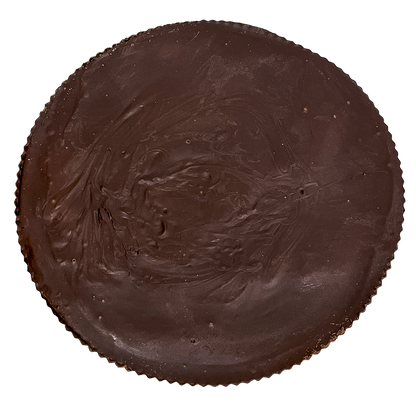 Top view of giant peanut butter cup